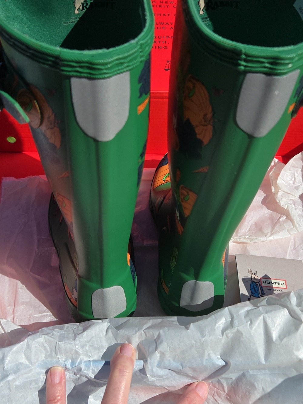 NIB Peter Rabbit Hunter Boots - Picture 4 of 9